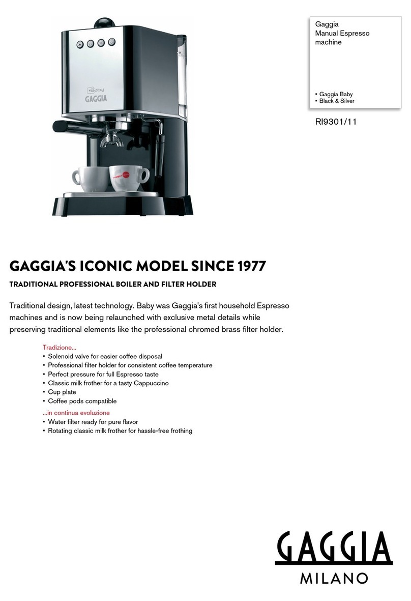 Gaggia RI9301/11 User manual