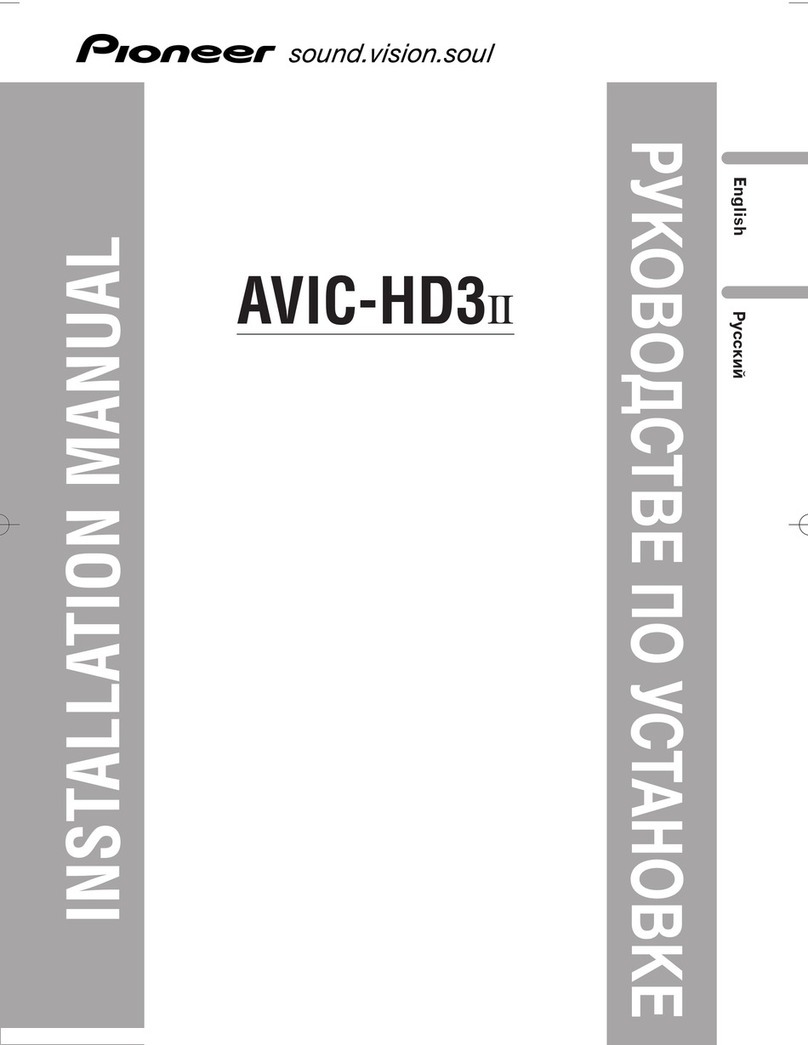 Pioneer AVIC-HD3 User manual