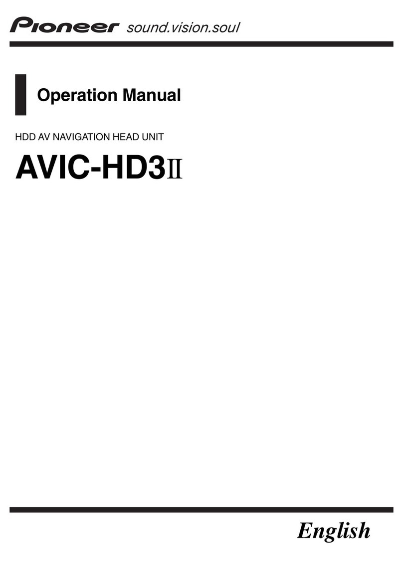 Pioneer AVIC-HD3II Operation manual