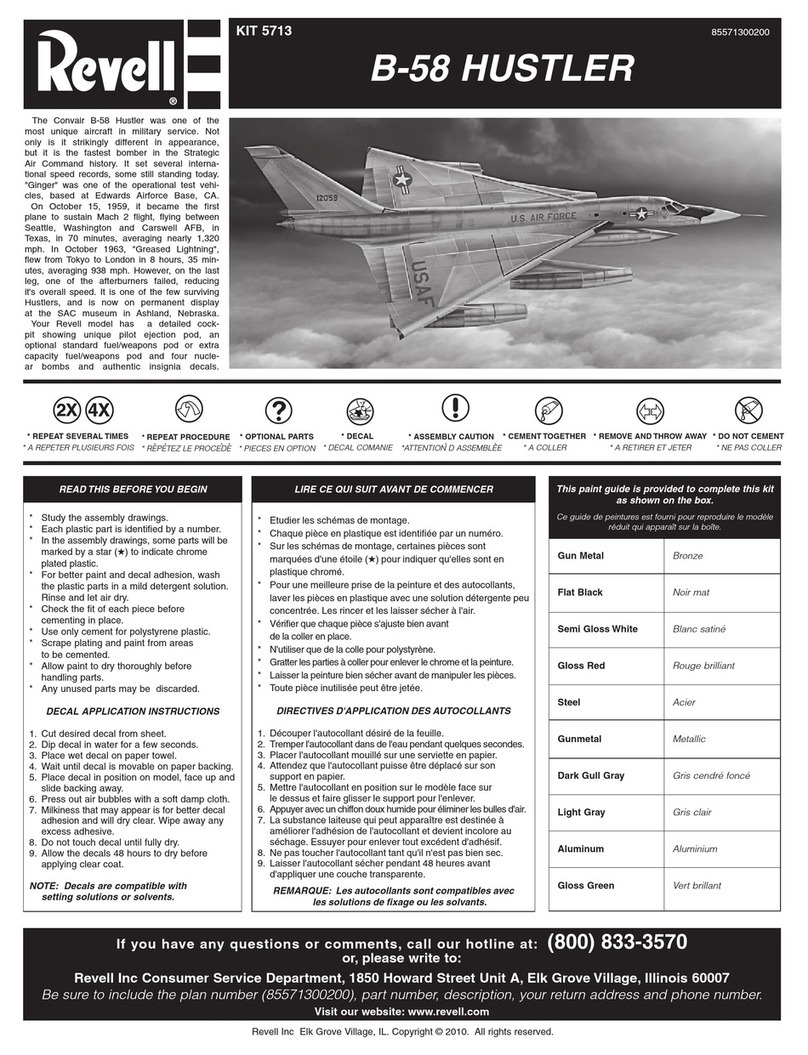 REVELL KIT 5713 Assembly manual