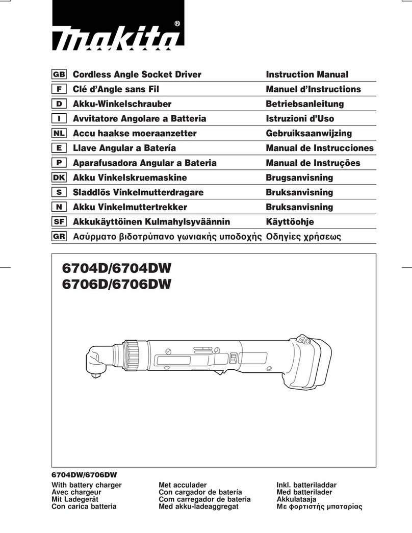 Makita 6704D instruction manual