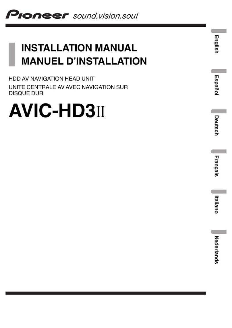 Pioneer AVIC-HD3 User manual