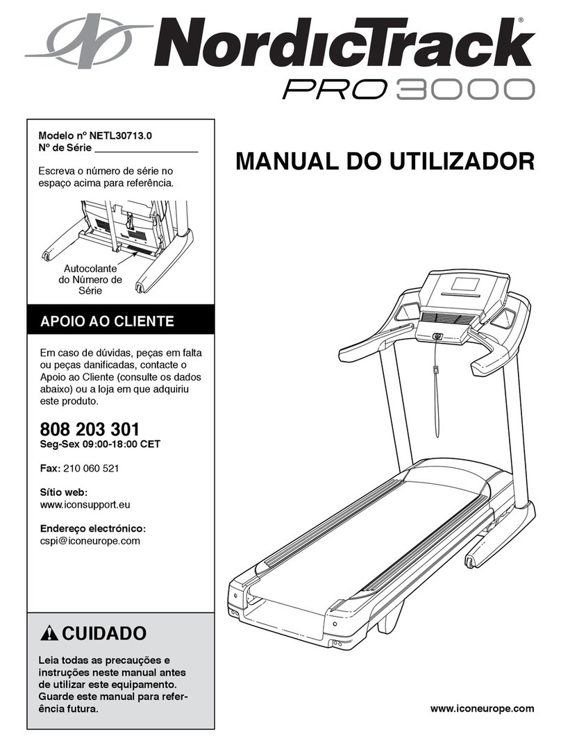 NordicTrack Pro 3000 Treadmill Setup guide