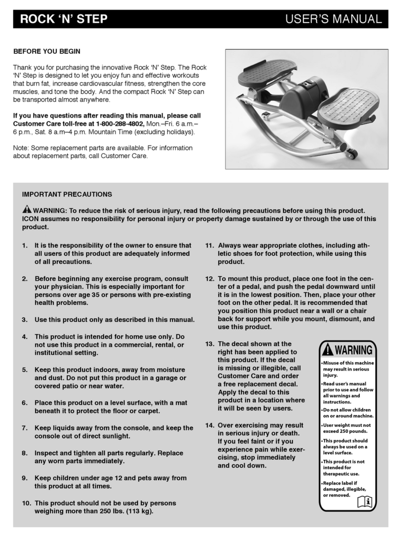 NordicTrack Rock N Step manual