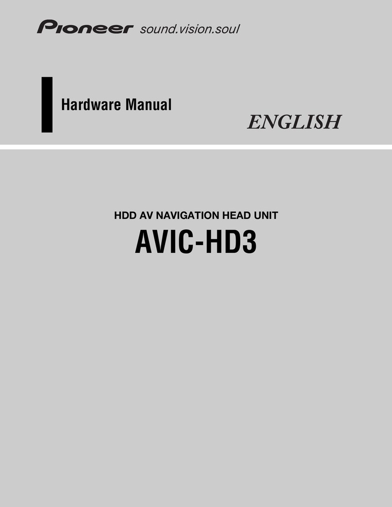 Pioneer AVIC-HD3 User manual