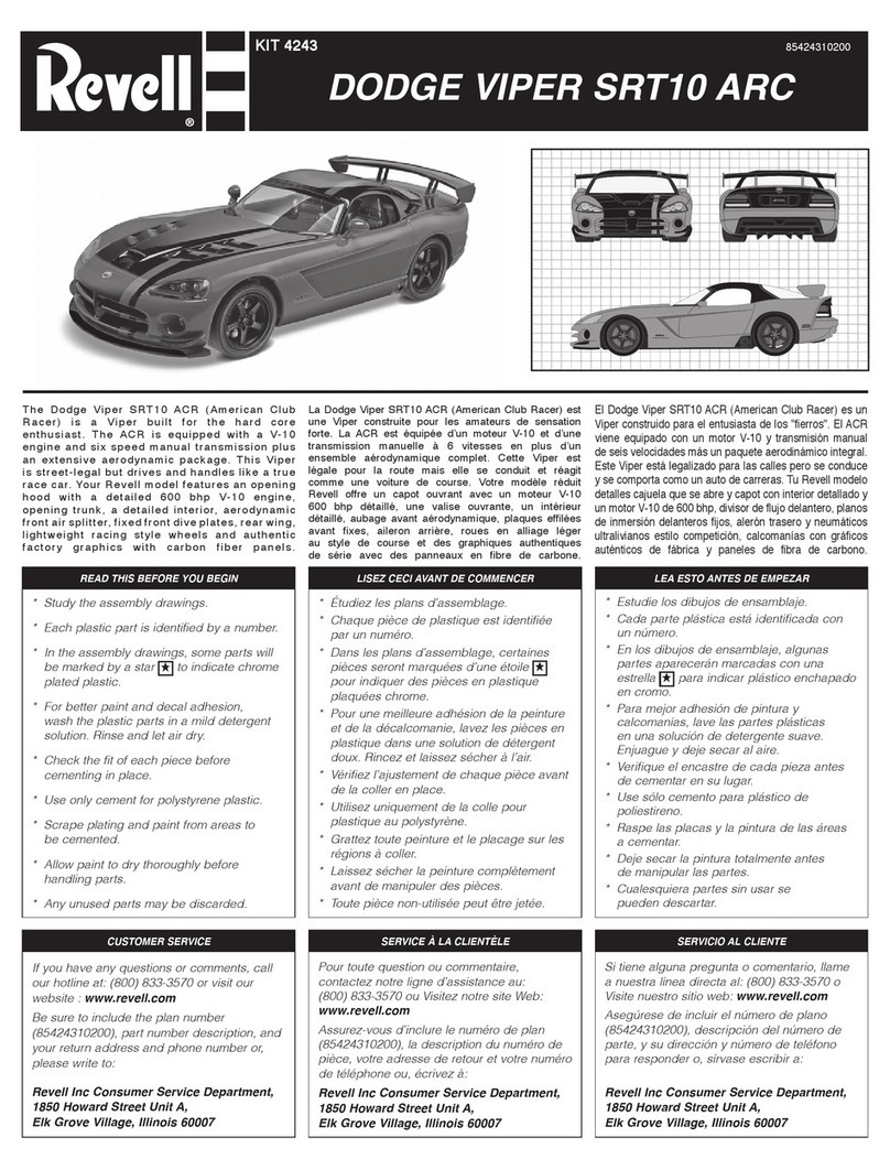 REVELL KIT 4243 Assembly manual