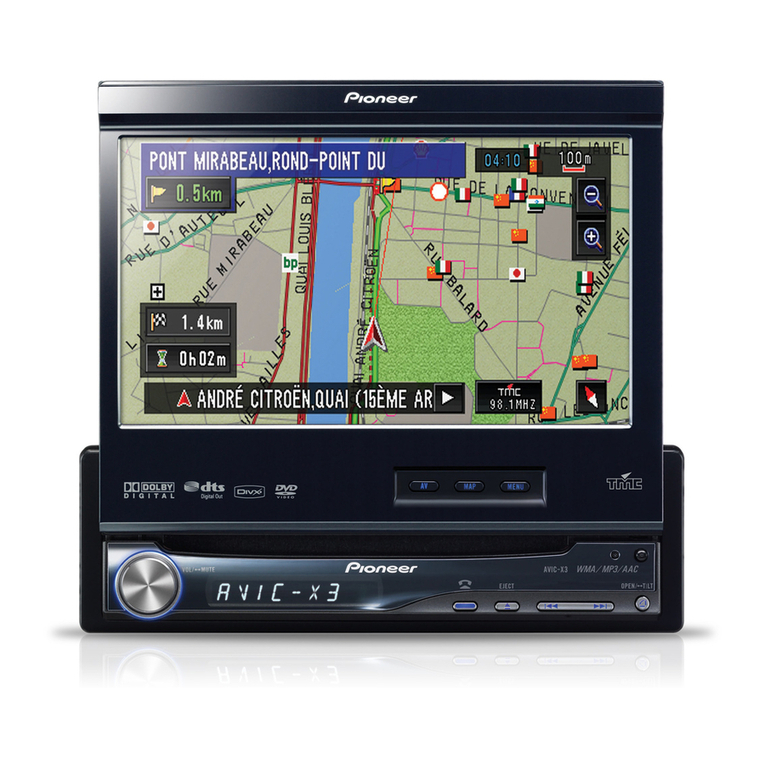 Pioneer AVIC-X3 II installation manual