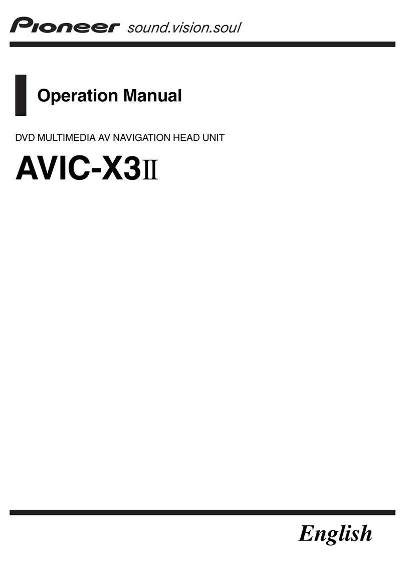 Pioneer AVIC-X3II Operation manual