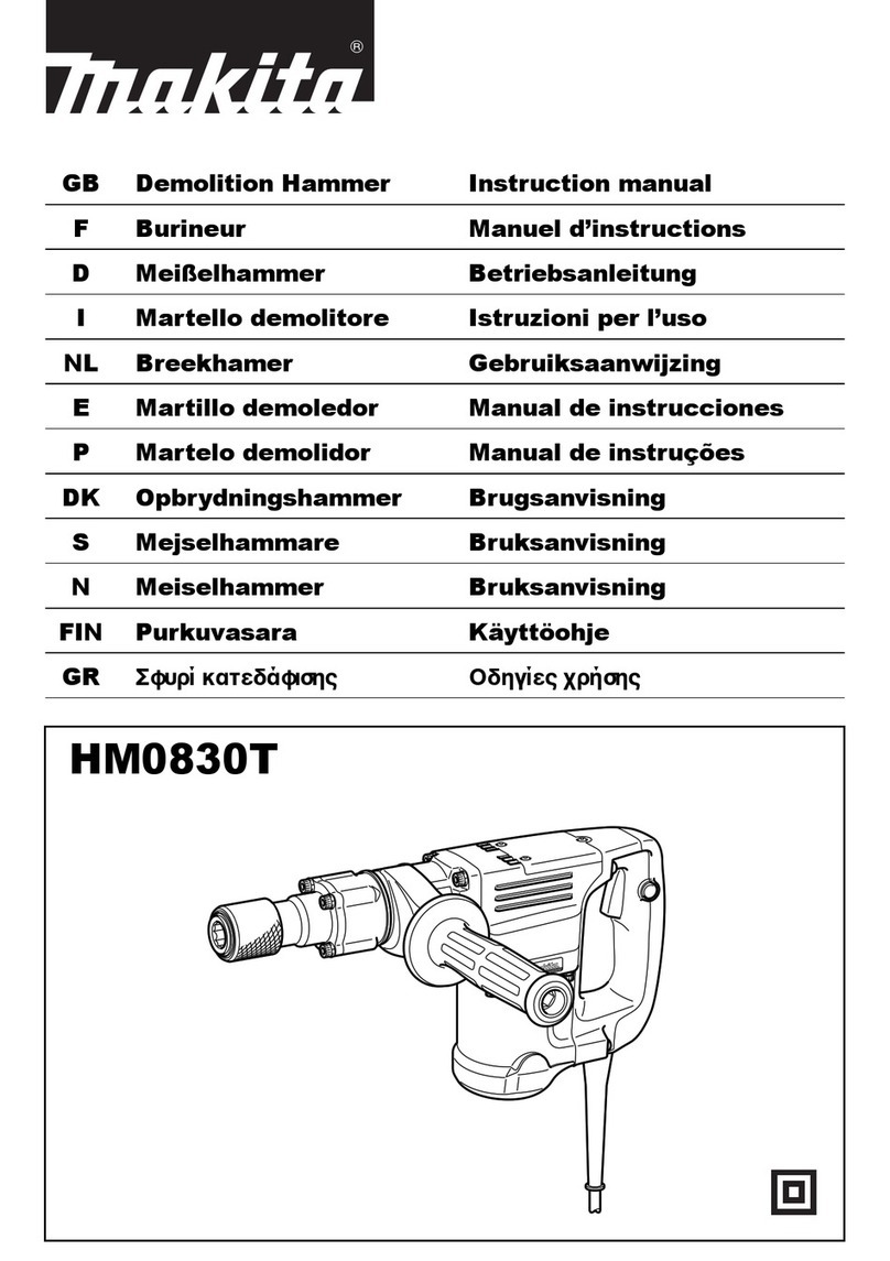 Makita HM0830T User manual Makita HM0830T User manual