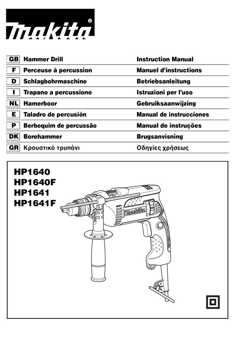 Makita HP1640 instruction manual