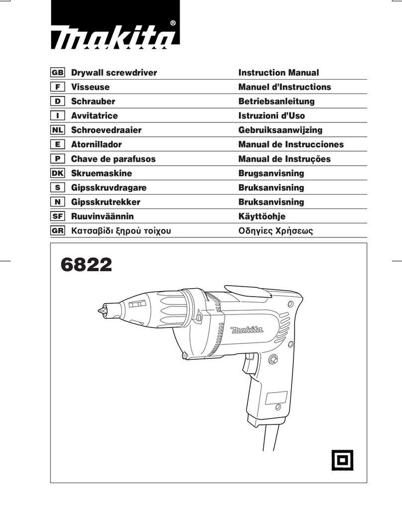 Makita 6822 instruction manual