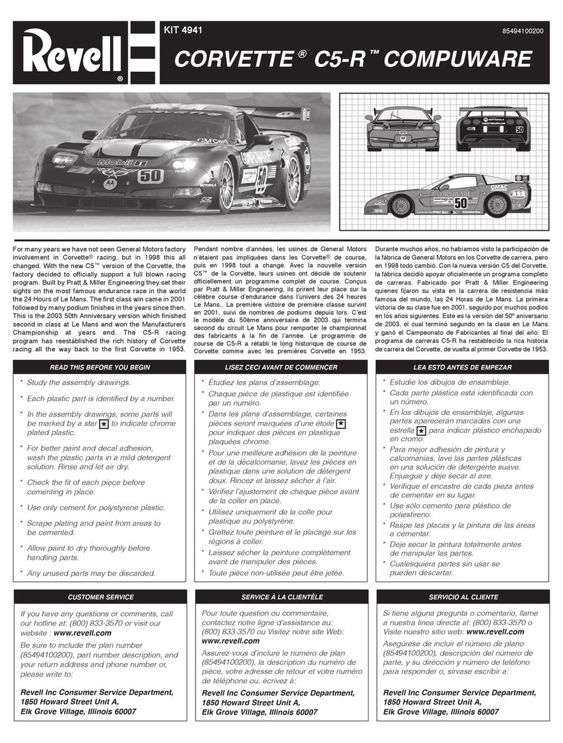 REVELL KIT 4941 Assembly manual