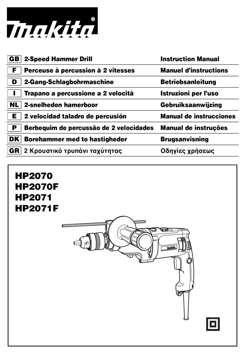 Makita HP2070 instruction manual