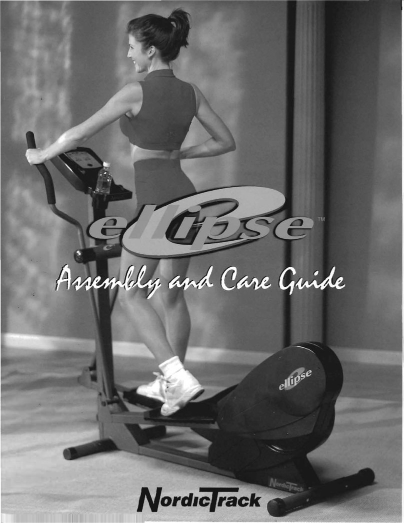 NordicTrack Ellipse E7 User manual