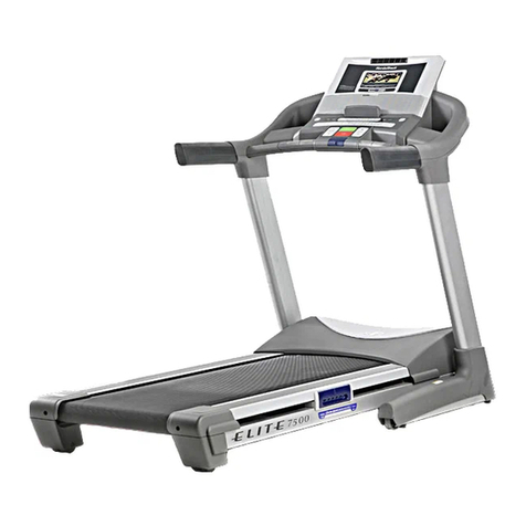 NordicTrack Elite 7500 Treadmill User manual