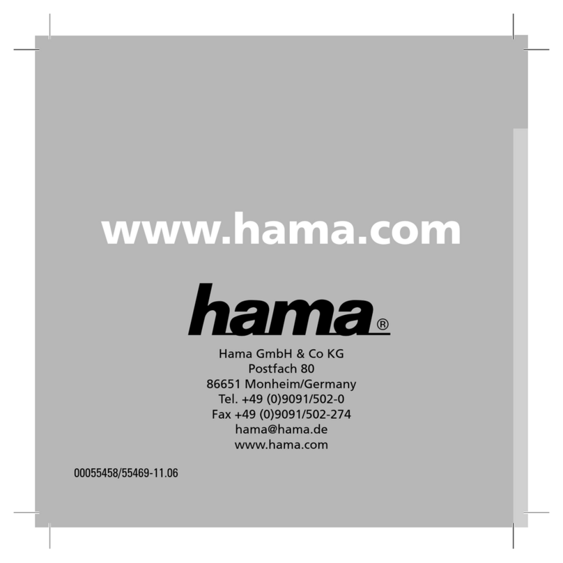 Hama DMP-200 Operating	 instruction