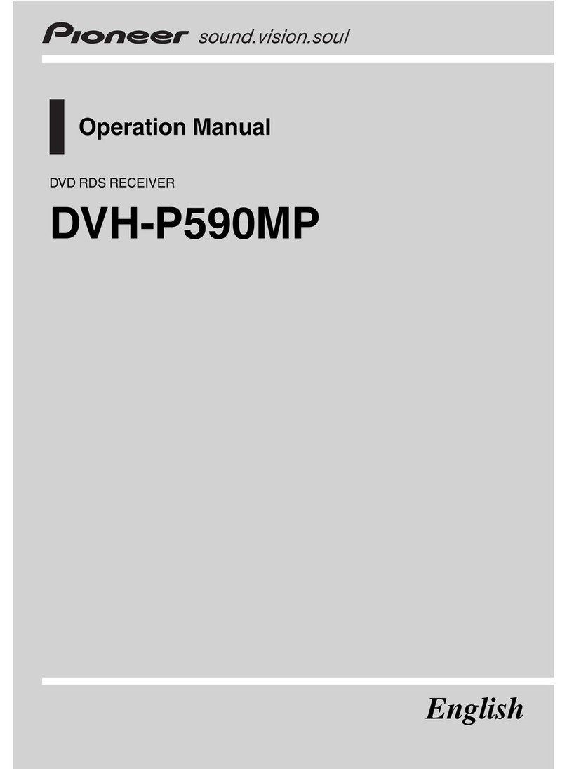 Pioneer DVH-P590MP Operation manual