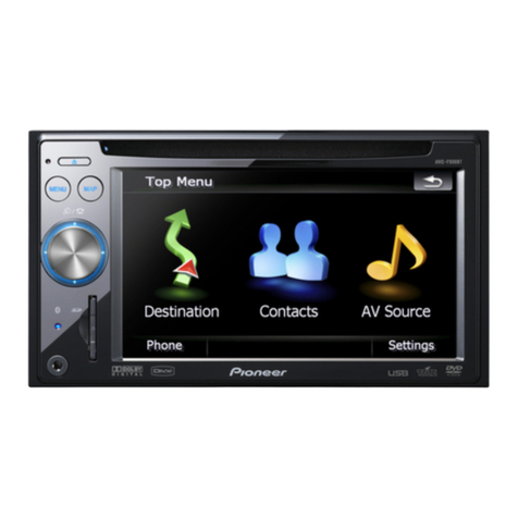 Pioneer Super Tuner IIID AVIC-F900BT User manual