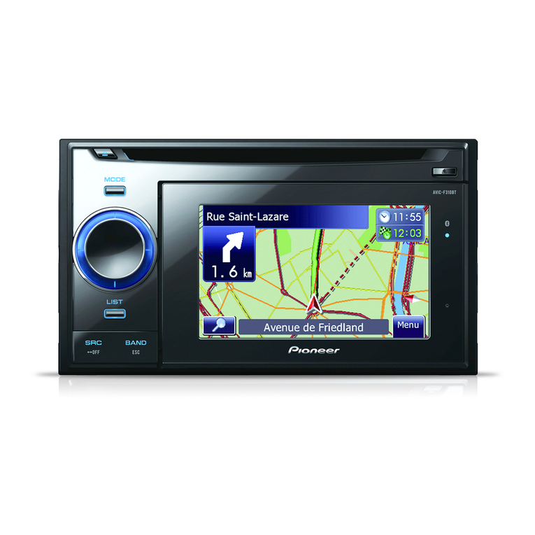 Pioneer AVIC-F310BT Operation manual