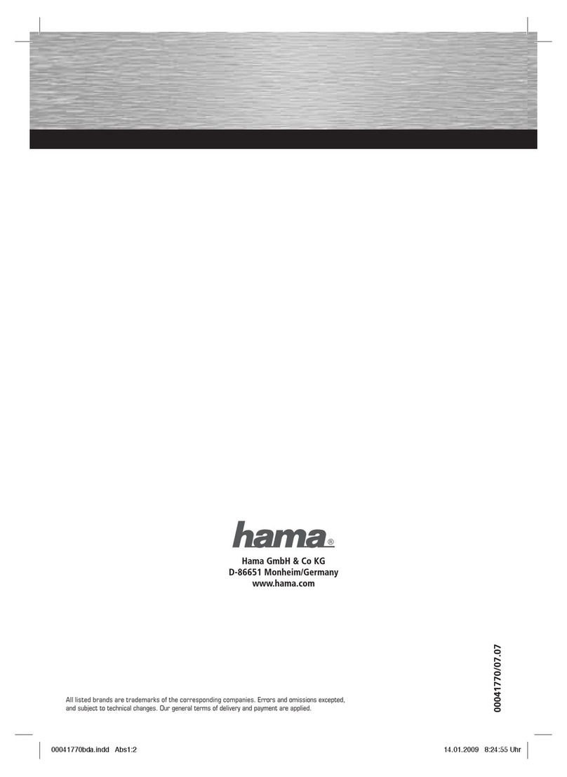 Hama HDD Silenser Bedienungsanleitung