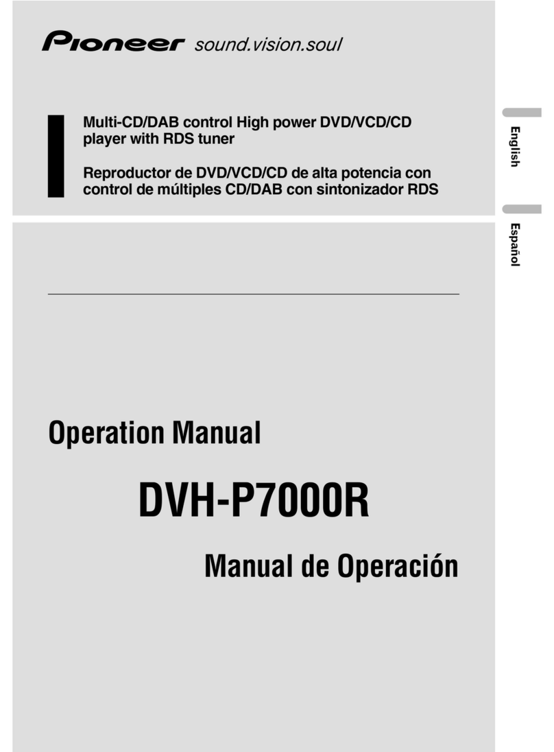 Pioneer DVH-P7000R Operation manual