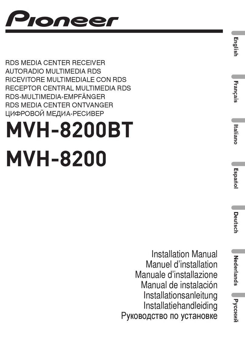 Pioneer MVH-8200BT User manual