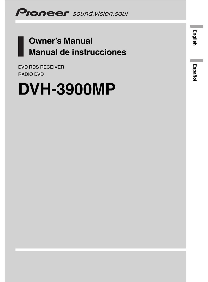 Pioneer DVH-3900MP User manual