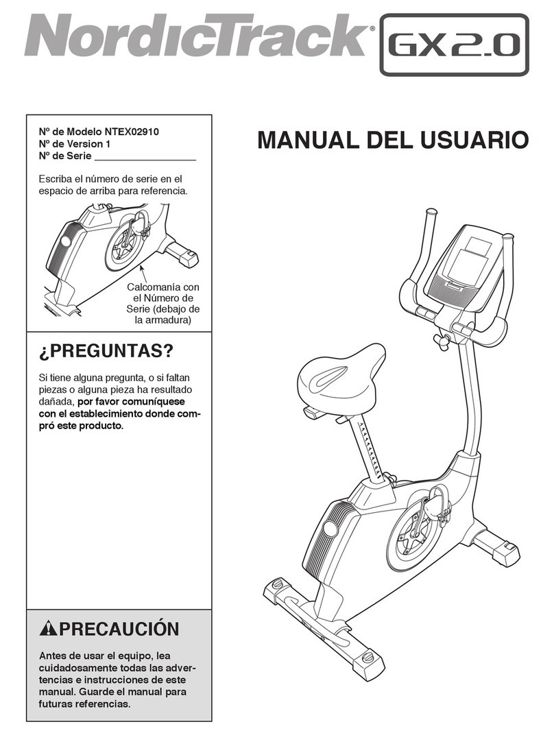 NordicTrack GX2.0 Manual Del Usuario