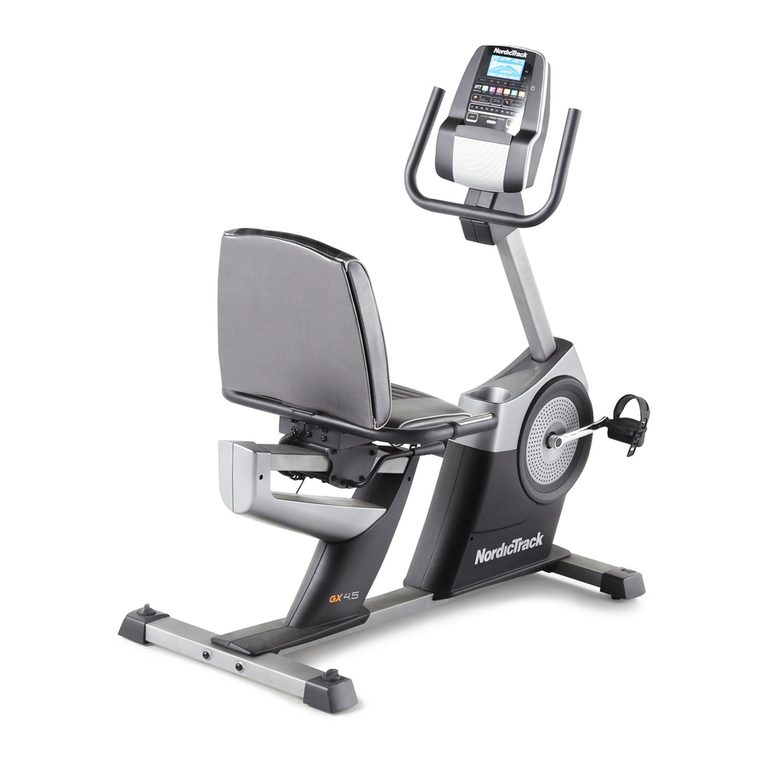 NordicTrack Gxr 4.2 Bike User guide