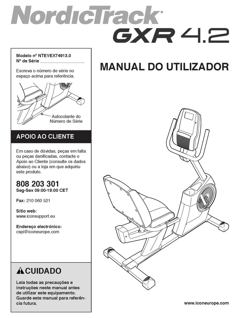 NordicTrack Gxr 4.2 Bike Setup guide NordicTrack Gxr 4.2 Bike Setup guide