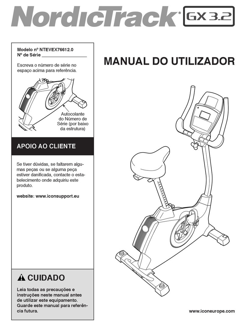 NordicTrack Gx 3.2 Bike Setup guide