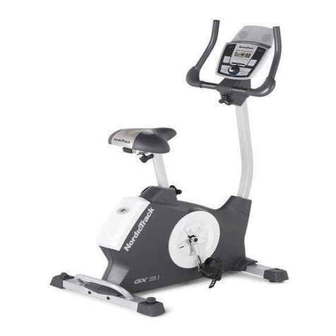 NordicTrack Gx 3.1 Bike Kullanıcı kılavuzu