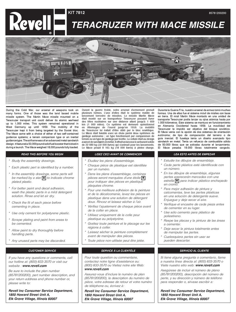 REVELL KIT 7812 User manual