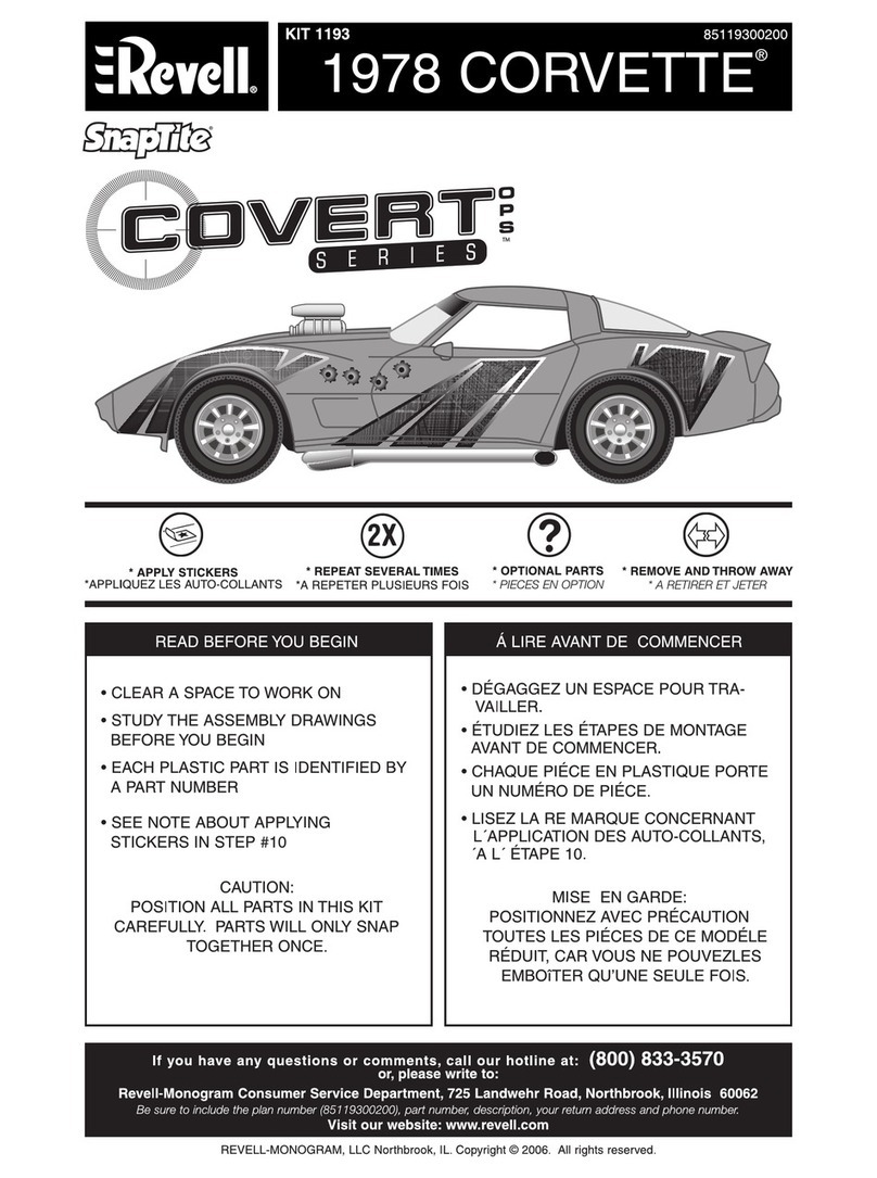 REVELL KIT 1193 User manual