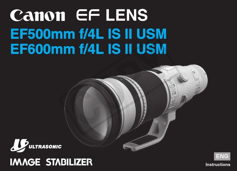 Canon EF500mm f/4L IS II USM User manual