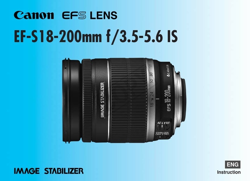 Canon EF-S18-200mm f/3.5-5.6 IS User manual