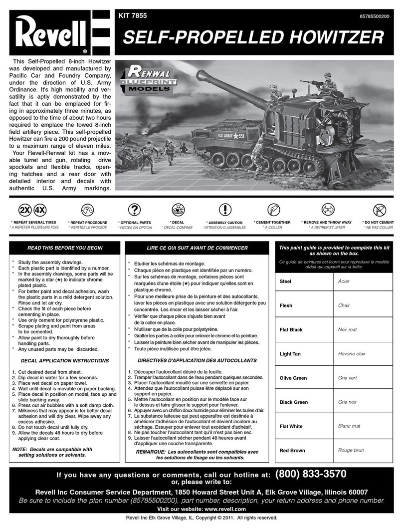 REVELL KIT 7855 User manual REVELL KIT 7855 User manual