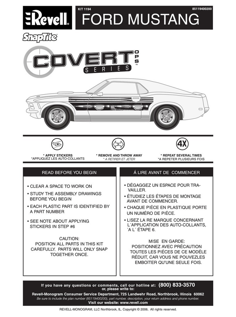 REVELL KIT 1194 Assembly manual