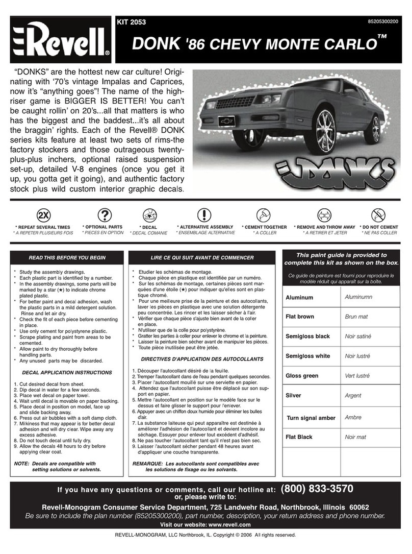 REVELL 2053 User manual