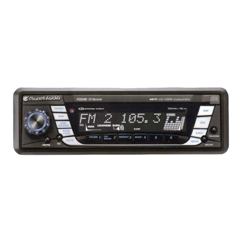 Planet Audio PCD2485 User manual