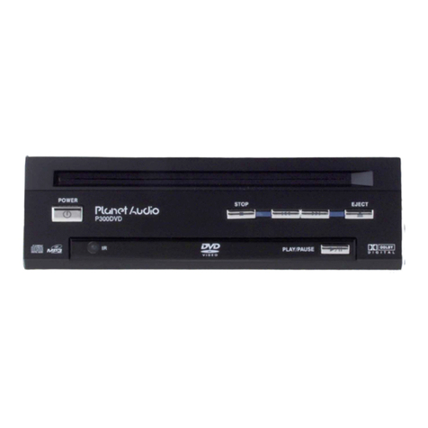 Planet Audio P300DVD user manual