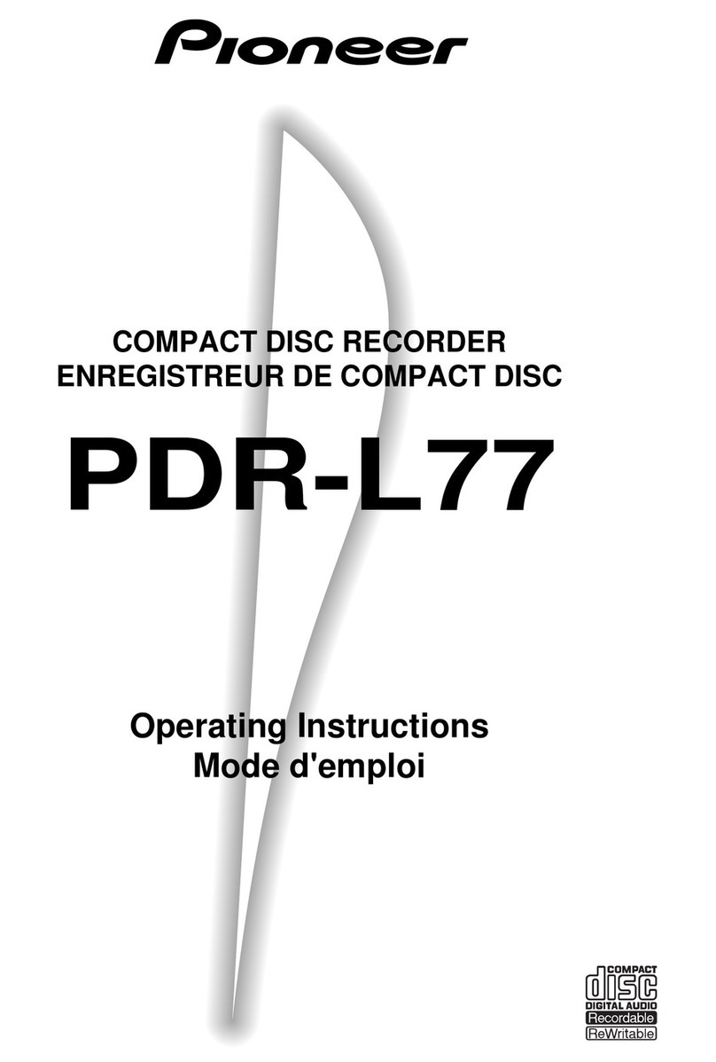 Pioneer PDR-L77 User manual