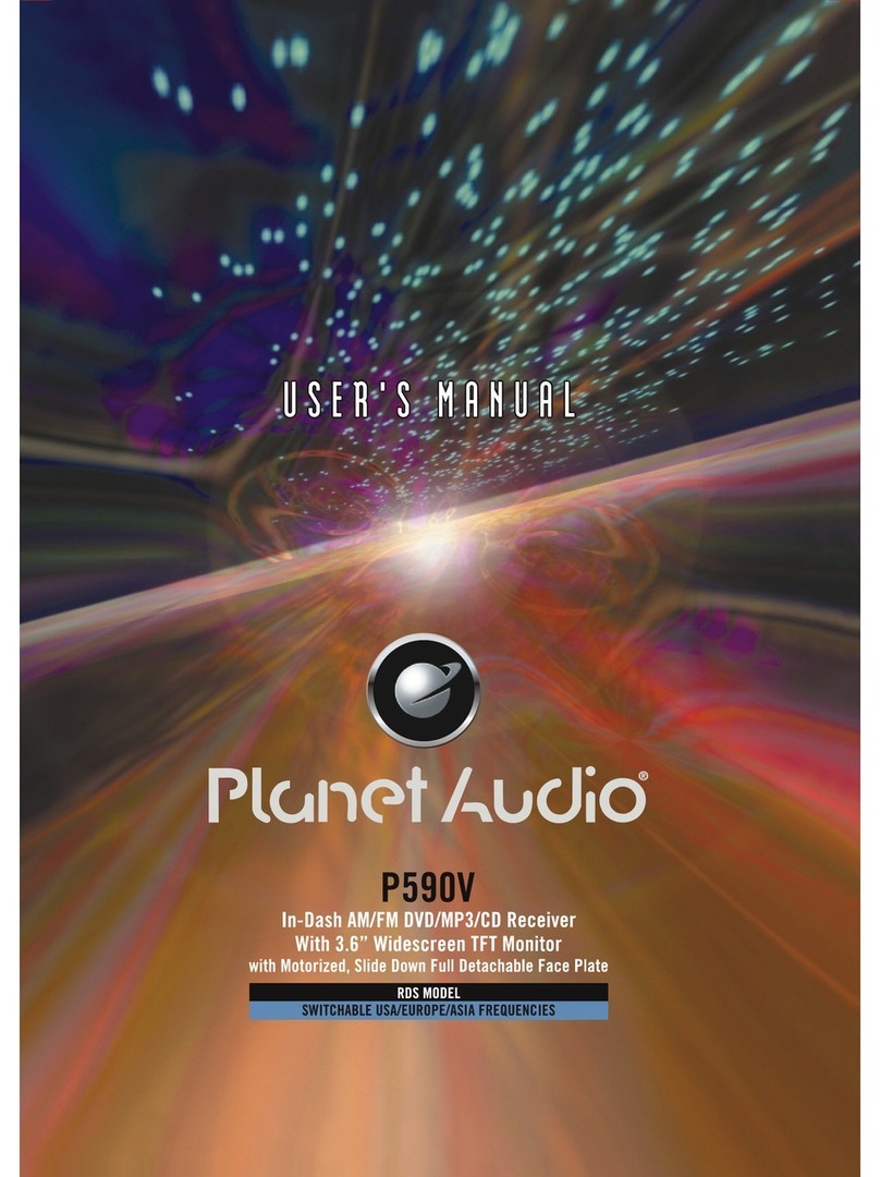 Planet Audio P590V User manual