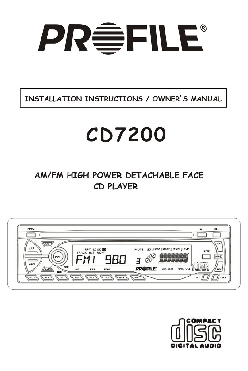 Profile CD7200 Service manual Profile CD7200 Service manual