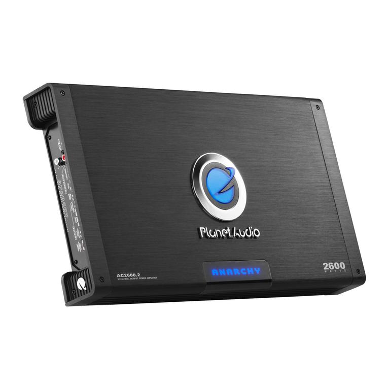 Planet Audio TT260 User manual