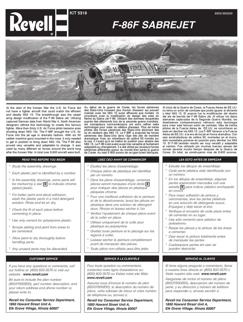REVELL KIT 5319 Assembly manual