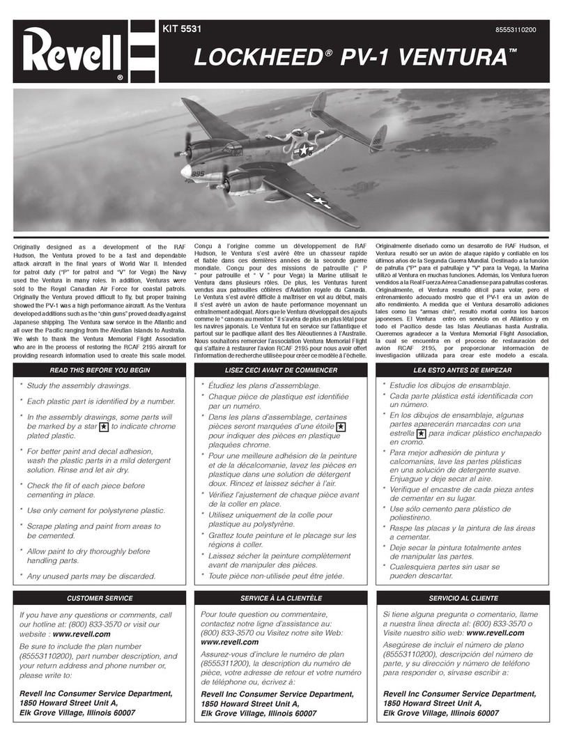 REVELL KIT 5531 User manual