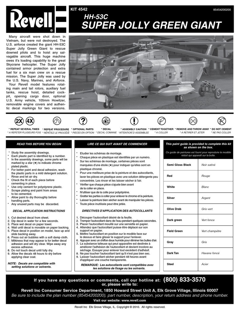 REVELL KIT 4542 User manual
