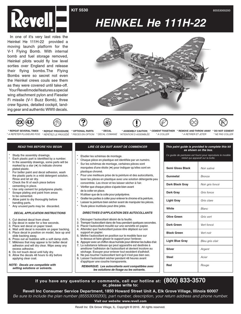 REVELL KIT 5530 User manual