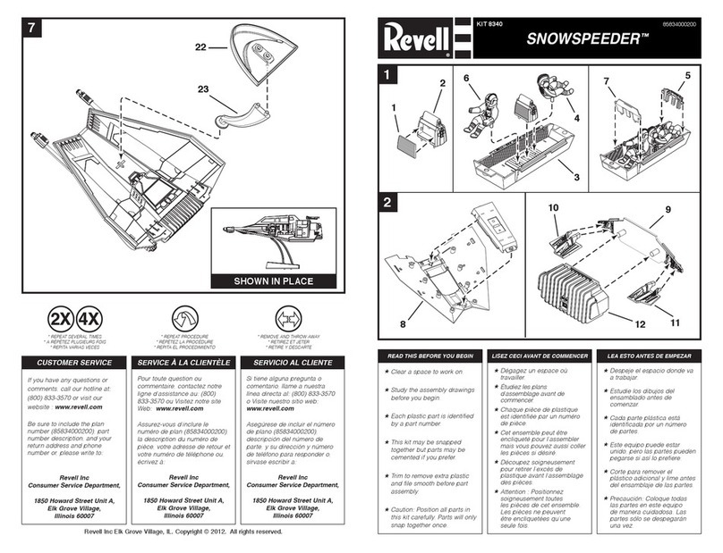 REVELL KIT 8340 Assembly manual